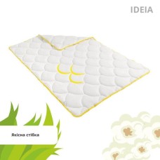 Ковдра ПОПКОРН зимова ТМ IDEIA 200 x 220 см з кукурудзяним наповнювачем біла