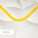Ковдра ПОПКОРН зимова ТМ IDEIA 200 x 220 см з кукурудзяним наповнювачем біла