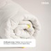 Ковдра ПОПКОРН зимова ТМ IDEIA 200 x 220 см з кукурудзяним наповнювачем біла