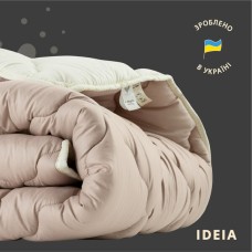 Зимова вовняна ковдра Woolly IDEIA, 140 x 210 см, тепла, натуральна овеча вовна 400 гр/м2