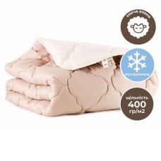 Ковдра зимова вовняна Woolly 155 x 210 см, овеча вовна, тепла, ТМ IDEIA