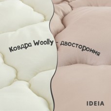 Ковдра зимова вовняна Woolly 155 x 210 см, овеча вовна, тепла, ТМ IDEIA