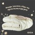 Ковдра вовняна Woolly IDEIA, 200 x 220 см, зимова, тепла, овеча вовна 400 г/м2