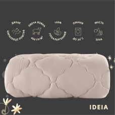 Ковдра вовняна Woolly IDEIA, 200 x 220 см, зимова, тепла, овеча вовна 400 г/м2