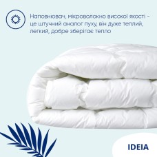 Ковдра Super Soft Premium аналог лебединого пуху літня TM IDEIA 175 x 210 см