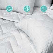 Ковдра всесезонна Antistatic Sleep, 175 x 210 см, двоспальна, антистатична тканина, гіпоалергенна, ТМ IDEIA