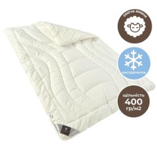 Вовняна зимова ковдра Wool Premium, 200 x 220 см, євро, вовна 400 гр/м2, TM IDEIA