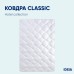 Ковдра зимова полуторна 155 x 210 см, антиалергенна, біла, тепла, ТМ IDEIA