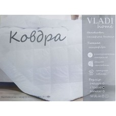Ковдра холлофайбер 200 x 220 см євро стьобана ПЕ-200, світло-бежева, ТМ Vladi