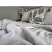 Комплект постільної білизни SINGLE GREY, Муслін чотиришаровий, 100% Бавовна, ТМ Комфорт-текстиль
