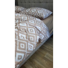 Комплект постільної білизни Орнамент беж, cotton