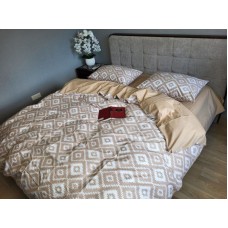 Комплект постільної білизни Орнамент беж, cotton