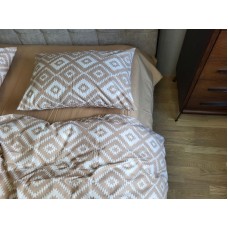 Комплект постільної білизни Орнамент беж, cotton