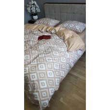Комплект постільної білизни Орнамент беж, cotton