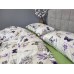 Комплект постільної білизни Листівка/салатовий, Turkish flannel Комплект постільної білизни Листівка/салатовий, Turkish flannel