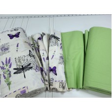 Комплект постільної білизни Листівка/салатовий, Turkish flannel Комплект постільної білизни Листівка/салатовий, Turkish flannel