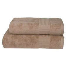 Рушник махровий банний 70 x 140 см. Parisa Terry Waffle J-403 бежевий ТМ Parisa Home Узбекистан