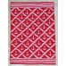 Рушник пляжний махра-велюр 100 x 150 см, JYD-030 якір на червоному, ТМ Parisa Home