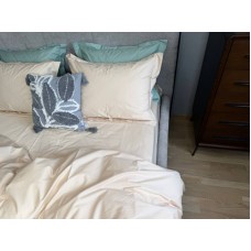 Комплект постільної білизни Beige, Перкаль Преміум, P109 ТМ Комфорт-текстиль