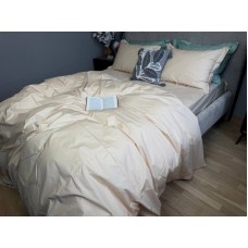 Комплект постільної білизни Beige, Перкаль Преміум, P109 ТМ Комфорт-текстиль