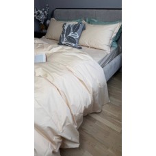 Комплект постільної білизни Beige, Перкаль Преміум, P109 ТМ Комфорт-текстиль