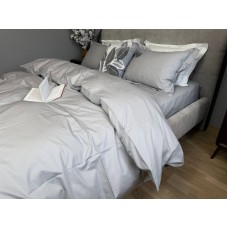 Комплект постільної білизни Gray P147, Перкаль Преміум, ТМ Комфорт-текстиль