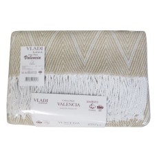 Плед Валенсія 140 x 200 см полуторний, 240S/VIVI білий пісочний, ТМ Vladi