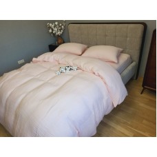 Муслінова постільна білизна Pink Peach, 4-шаровий муслін зі 100% бавовни, ТМ Комфорт-текстиль