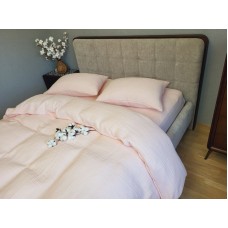 Муслінова постільна білизна Pink Peach, 4-шаровий муслін зі 100% бавовни, ТМ Комфорт-текстиль