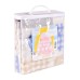 Плед детячий бавовна BABY ТM PAPAELLA 90 x 120 см киця блакитний