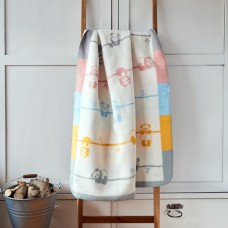 Плед дитячий бавовна BABY ТM PAPAELLA 90 x 120 см панда