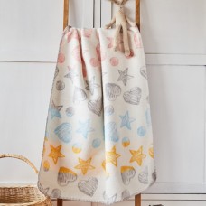 Плед дитячий бавовна BABY ТM PAPAELLA 90 x 120 см серце