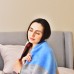 Плед покривало бавовняне Kassandra TM IDEIA 150 x 220 см квадро