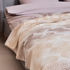 Плед покривало бавовняне Kassandra TM IDEIA 150 x 220 см шахи