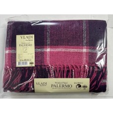 Плед Palermo 140 x 200 см полуторний, 07/SOFA фукс-сливов, ТМ Vladi