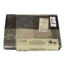 Плед Palermo 170 x 210 см двоспальний, 07/SOFA біл-піс-каст, ТМ Vladi Плед Palermo 170 x 210 см двоспальний, 07/SOFA біл-піс-каст, ТМ Vladi