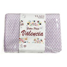 Плед Vladi Валенсія зиг-заг ліловий 140 x 200