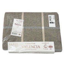 Плед Vladi Валенсiя 140 x 200 біл-дим-піс