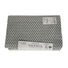 Плед Vladi Валенсiя зигзаг сірий 200 x 220
