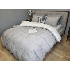 Комплект постільної білизни Plaid, Варена бавовна, ТМ Комфорт-текстиль