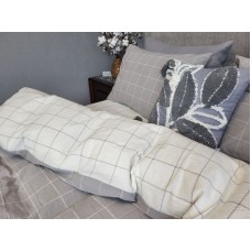 Комплект постільної білизни Plaid, Варена бавовна, ТМ Комфорт-текстиль