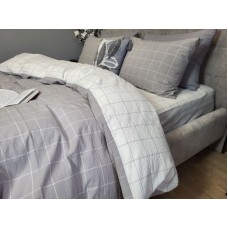 Комплект постільної білизни Plaid, Варена бавовна, ТМ Комфорт-текстиль