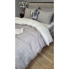 Комплект постільної білизни Plaid, Варена бавовна, ТМ Комфорт-текстиль