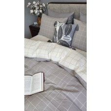 Комплект постільної білизни Plaid, Варена бавовна, ТМ Комфорт-текстиль