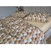 Комплект постільної білизни Плетені Сердечки Cotton 5D бежевий