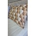Комплект постільної білизни Плетені Сердечки Cotton 5D молочний