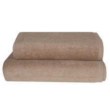 Рушник банний махровий 70 x 140 см. Parisa Flat Cotton, H-500 бежевий, ТМ Parisa Home