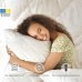 Подушка Air Dream Classic 70 x 70 см, два чохли з блискавкою, з принтом троянди, ТМ IDEIA