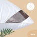 Подушка Air Dream Premium, 50 x 70 см, холлофайбер, два чохли на блискавці, біла, ТМ IDEIA