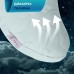 Подушка Balance ергономічна 46 x 24 x 10 см. для шиї, голови та спини, зелена з вишивкою, ТМ IDEIA